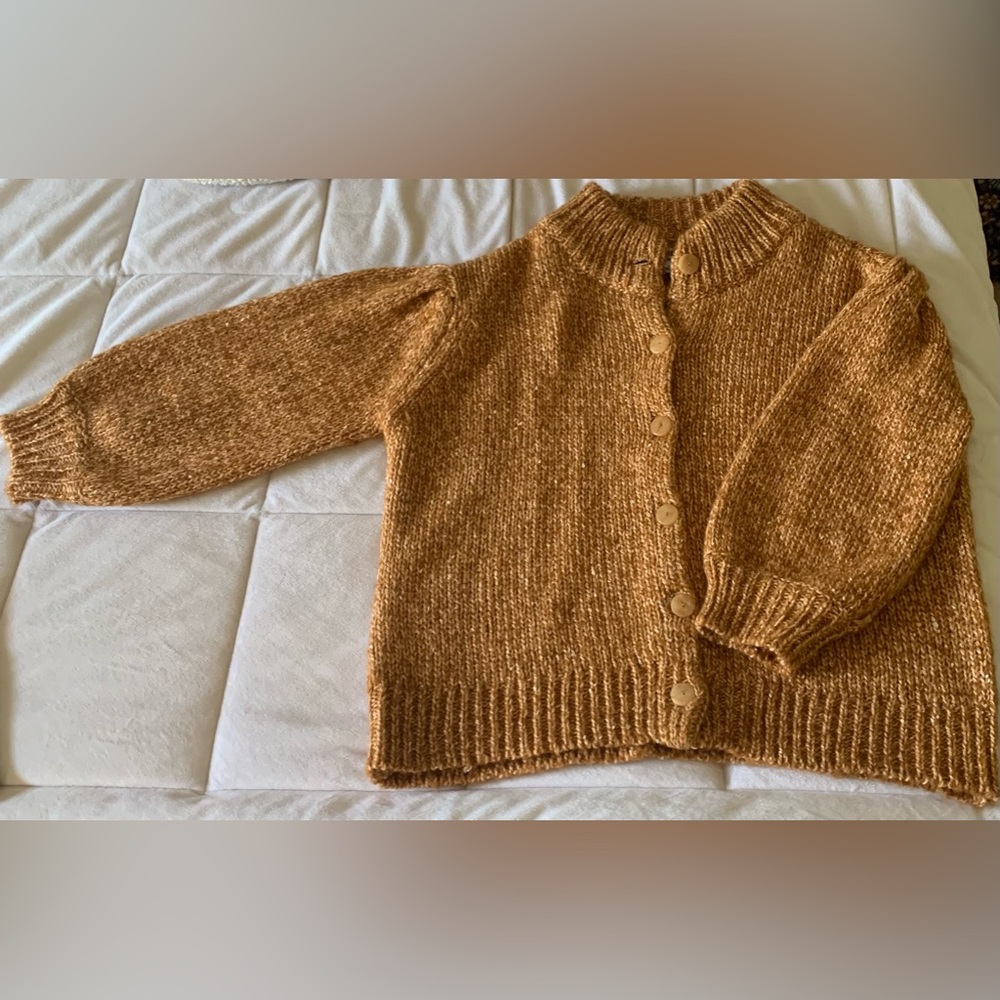 BB Dakota by Steve Madden orange sweater jacket | Size L